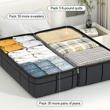 סט של 4 תיקי אחסון ענק 180 ליטר